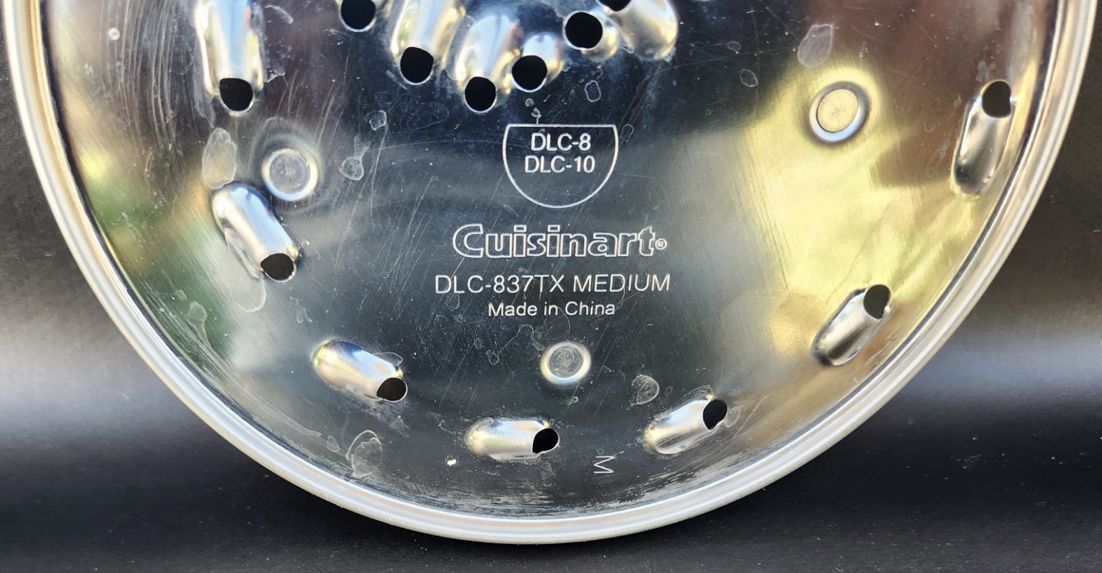 Cuisinart DLC-837TX Medium Shredder Replacement Blade Disc [DLC8 & DLC10] (EUC)