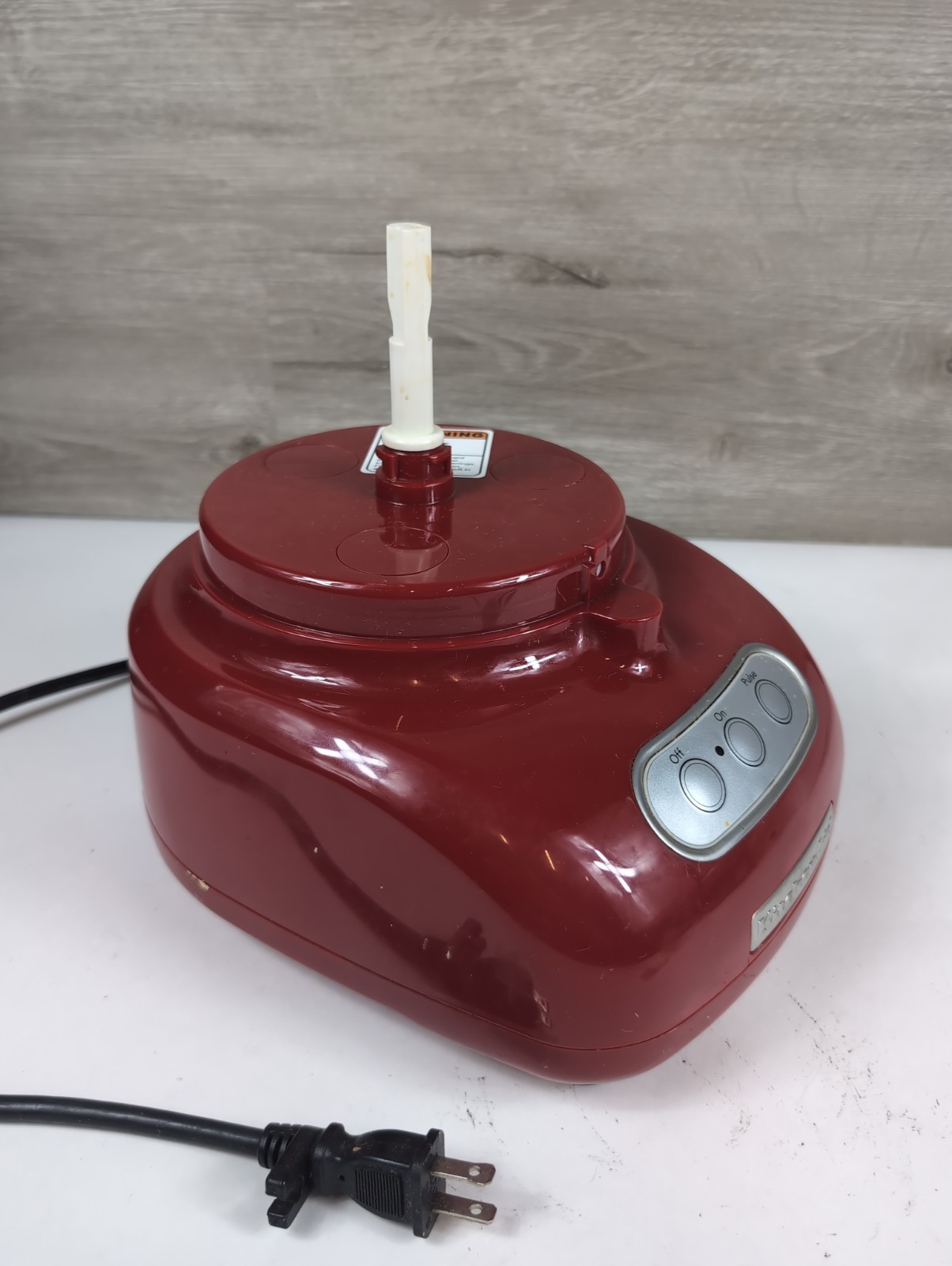 KitchenAid Food Processor KFPW760 Red *Motor Base Only* Tested Works