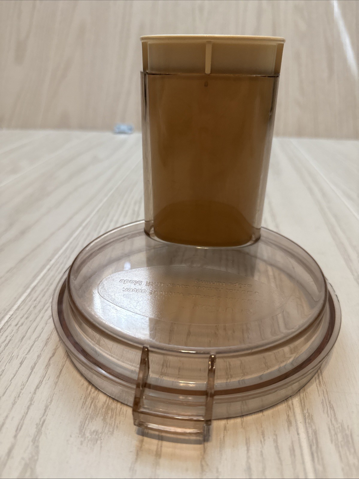 Vintage Cuisinart Food Processor PUSHER AND LID COVER Only CFP-4, 5,5A & 9