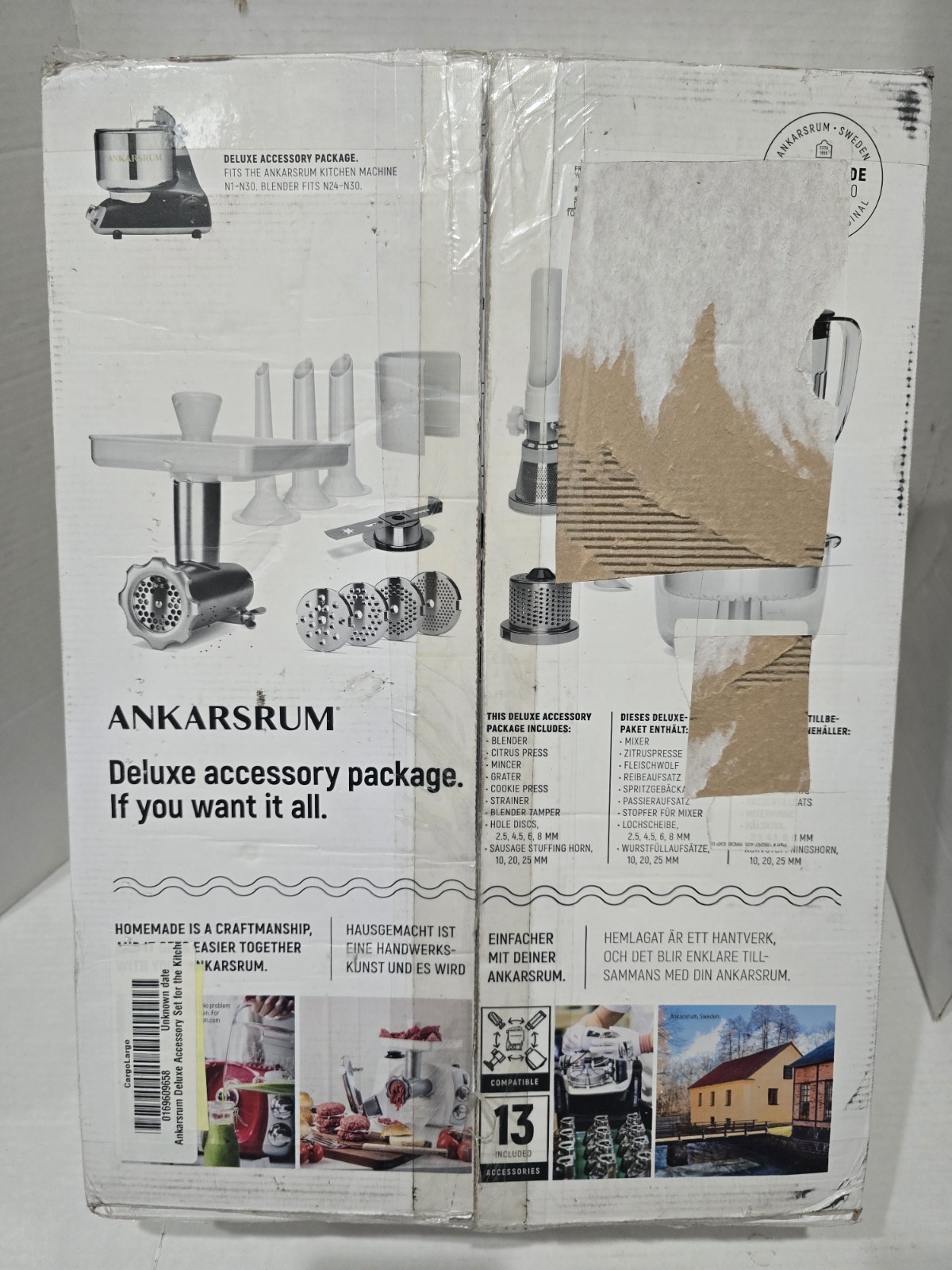 Ankarsrum Deluxe Accessory Package – Food Grinder, Blender, Juicer And More!
