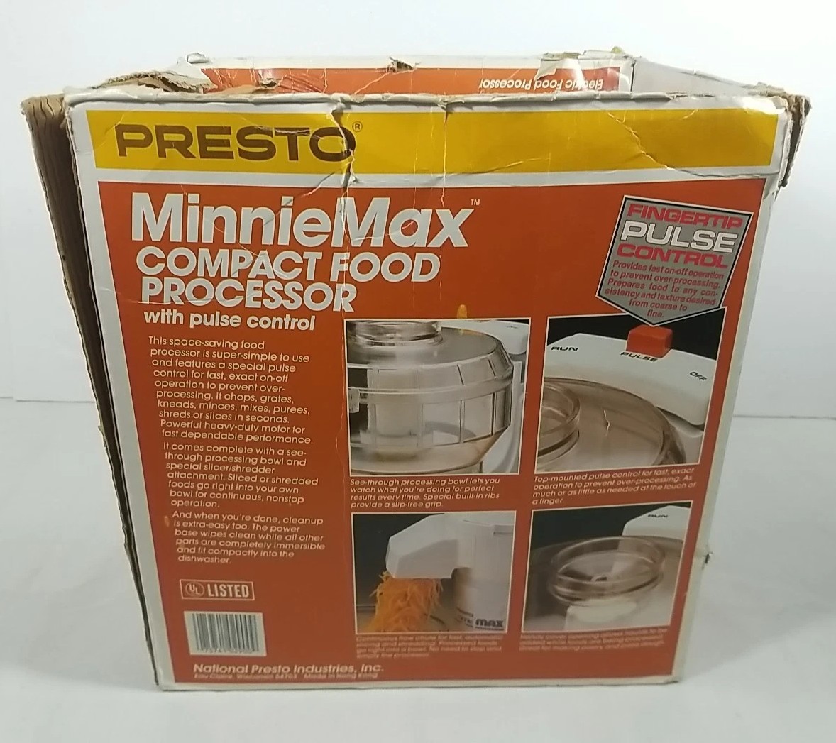 Presto 02900 Minnie Max Electric Compact Food Processor Pulse Control