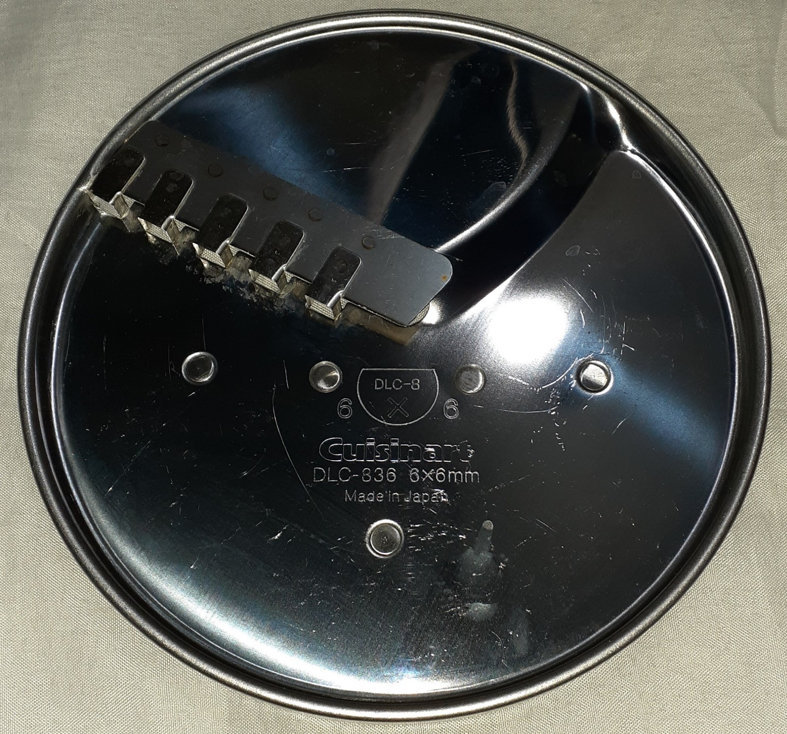 Cuisinart DLC-8 6×6: DLC-836 6mm Slicing Disk Blade