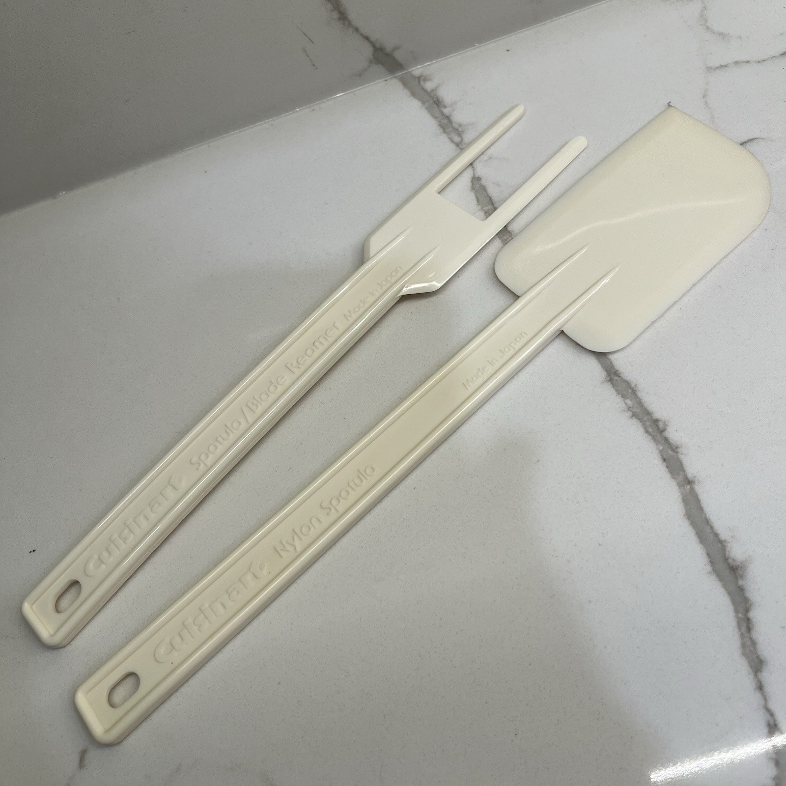 Cuisinart Food Processor DLC-7 10” Nylon Spatula 8.5” Blade Reamer Japan Vintage