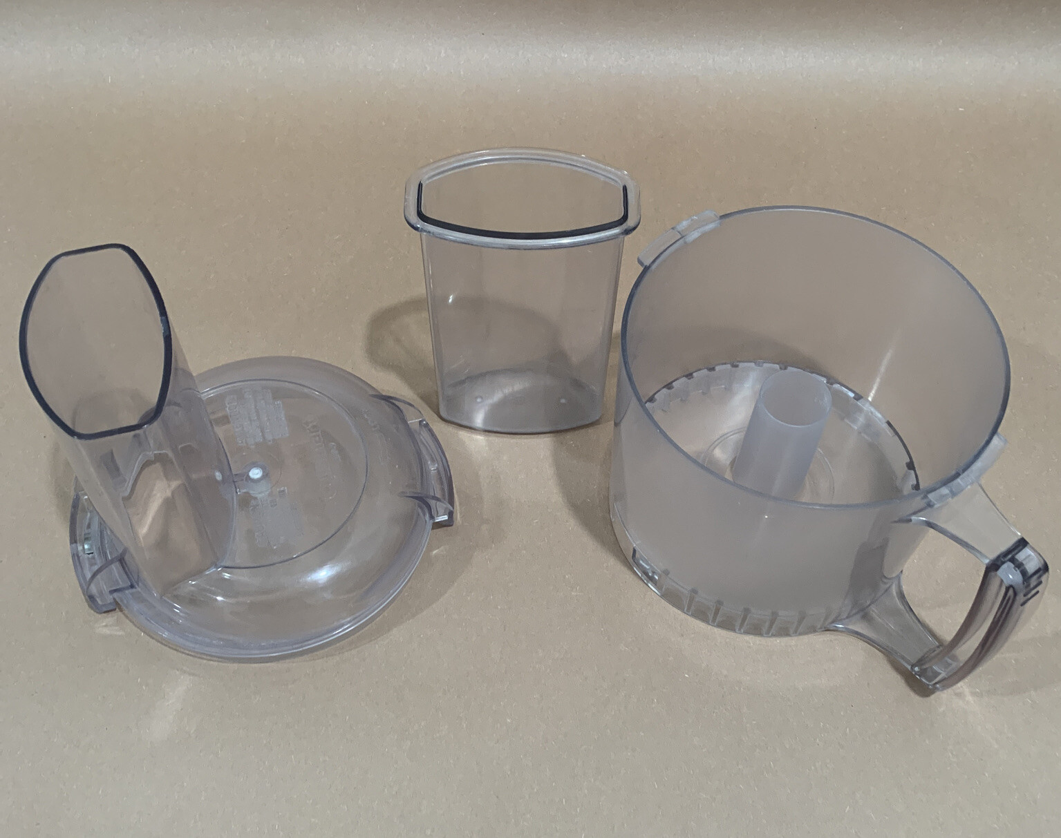 Cuisinart AFP-7 Food Processor Replacement Part Lid Cover Pusher Work Bowl 3 Pc