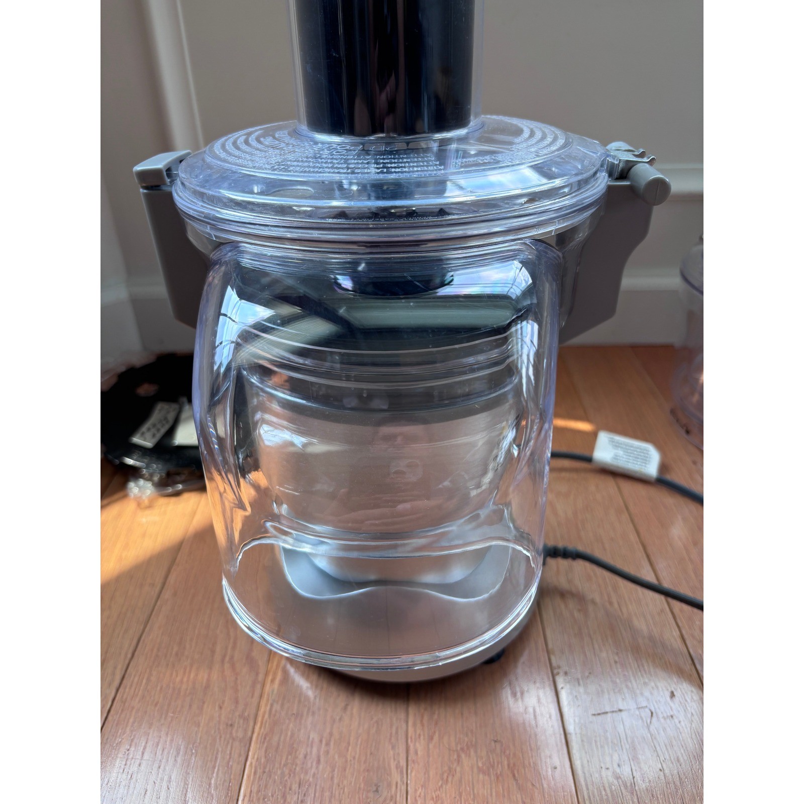 Magic Bullet Veggie Bullet Electric Spiralizer Slicer Shredder Silver VBR-1001