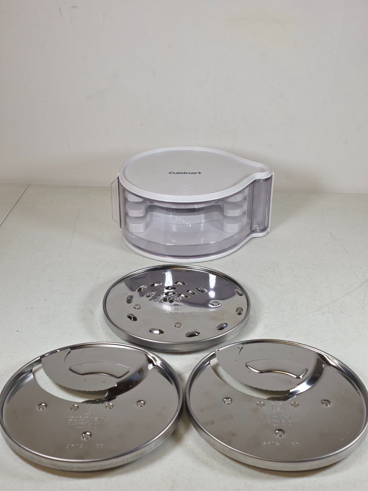 Cuisinart Food Processor DLC-7 Disc Blade Set Of 3 – Case Included