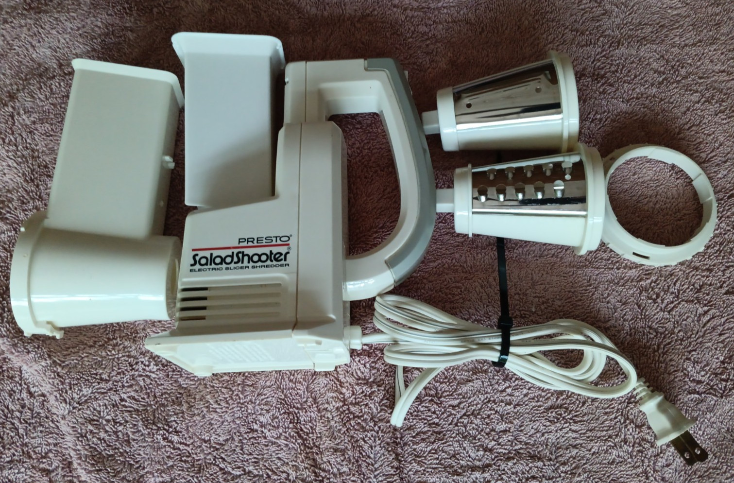 PRESTO O291O SaladShooter Electric Food Slicer Shredder Kitchen Prep Tool TESTED
