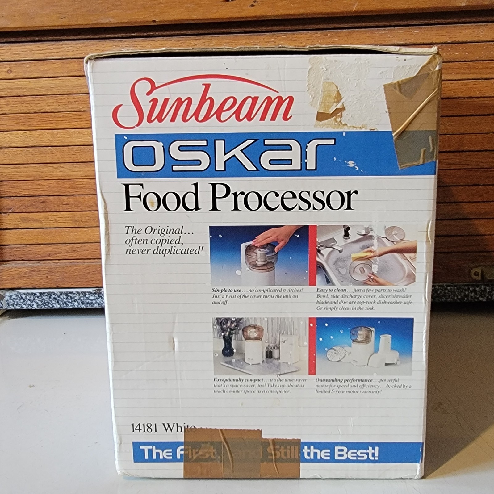 Vintage Sunbeam Oskar Food Processor 14081 Complete With Accessories Works 1986