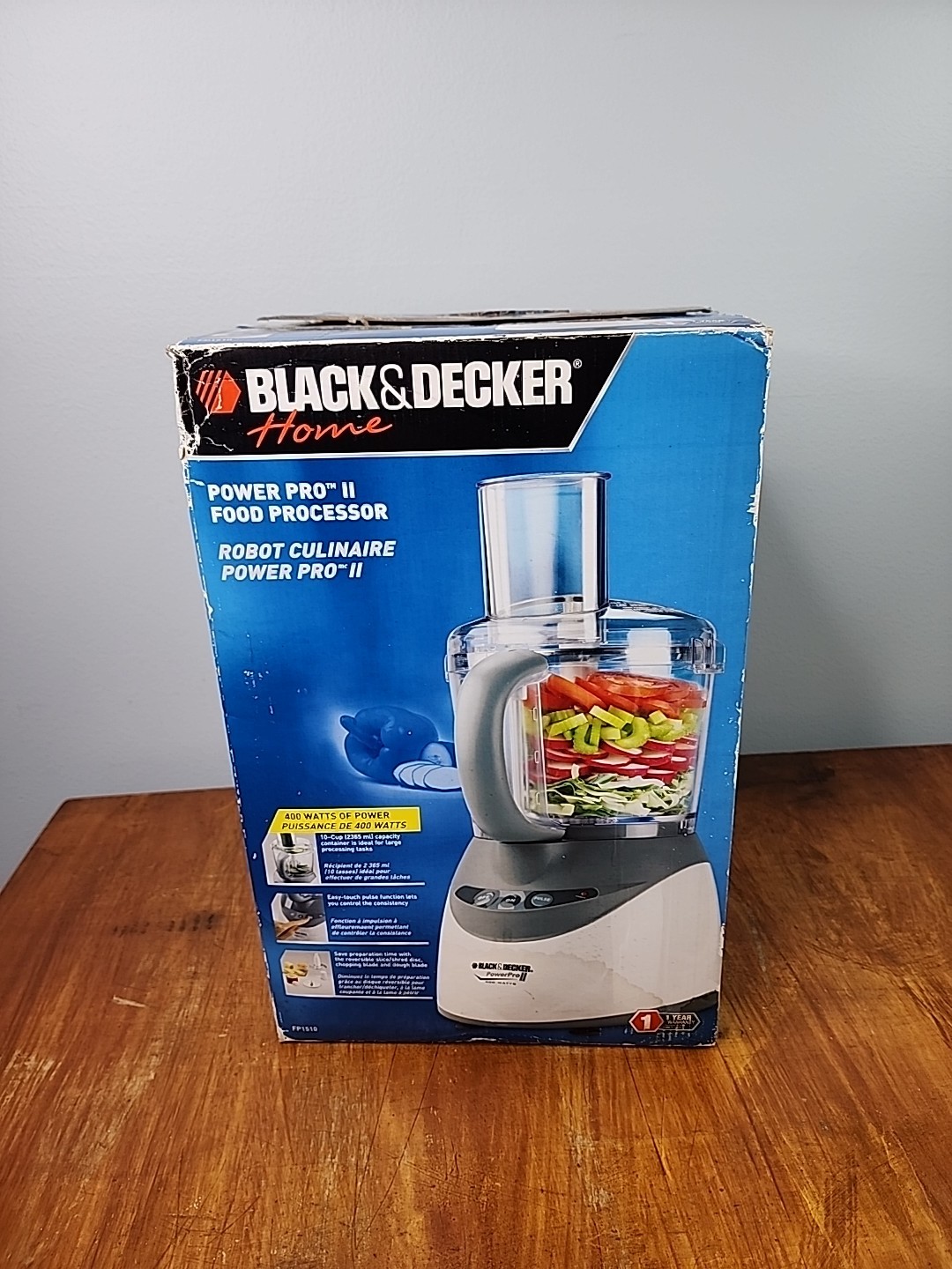 Black & Decker Power Pro II 10 Cup Food Processor FP1510 Open Box New