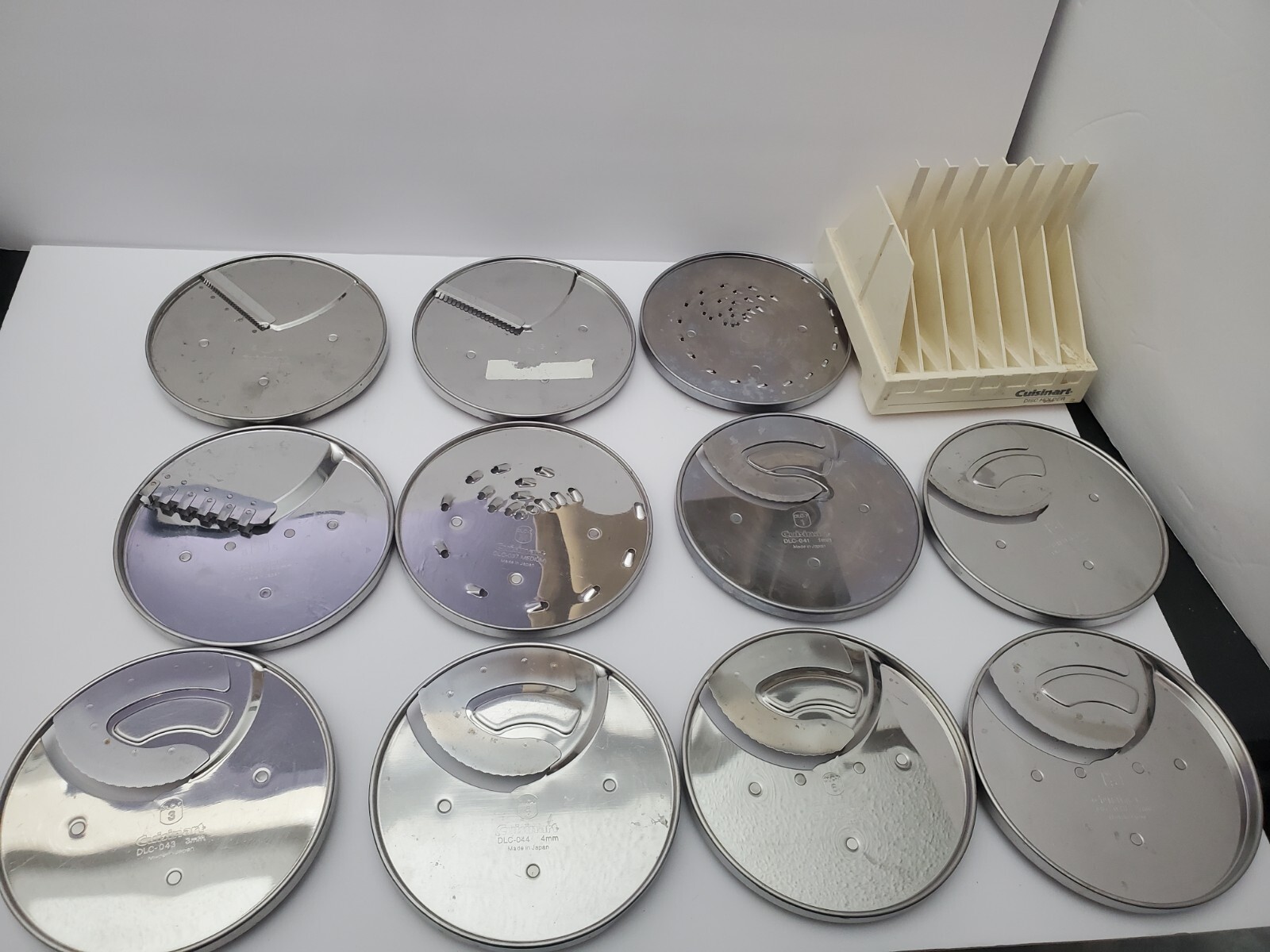 Cuisinart DLC-7 Disc Set 11 Blades Food Processor Lot w/ Holder – FREE SHIPPING!