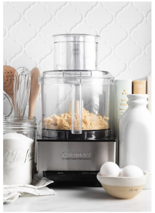 Cuisinart 14-Cup Food Processor, 720 W Motor, Extra-Large Feed Tube, Stainless
