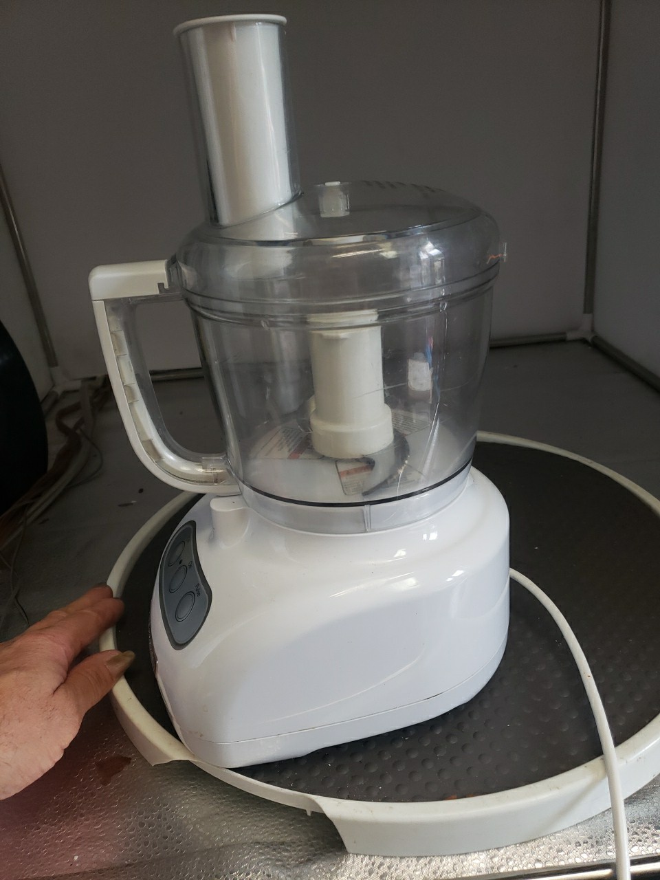 KitchenAid Food Processor White KFP715WH2 Motor Base Bowl Blade Lid TESTED