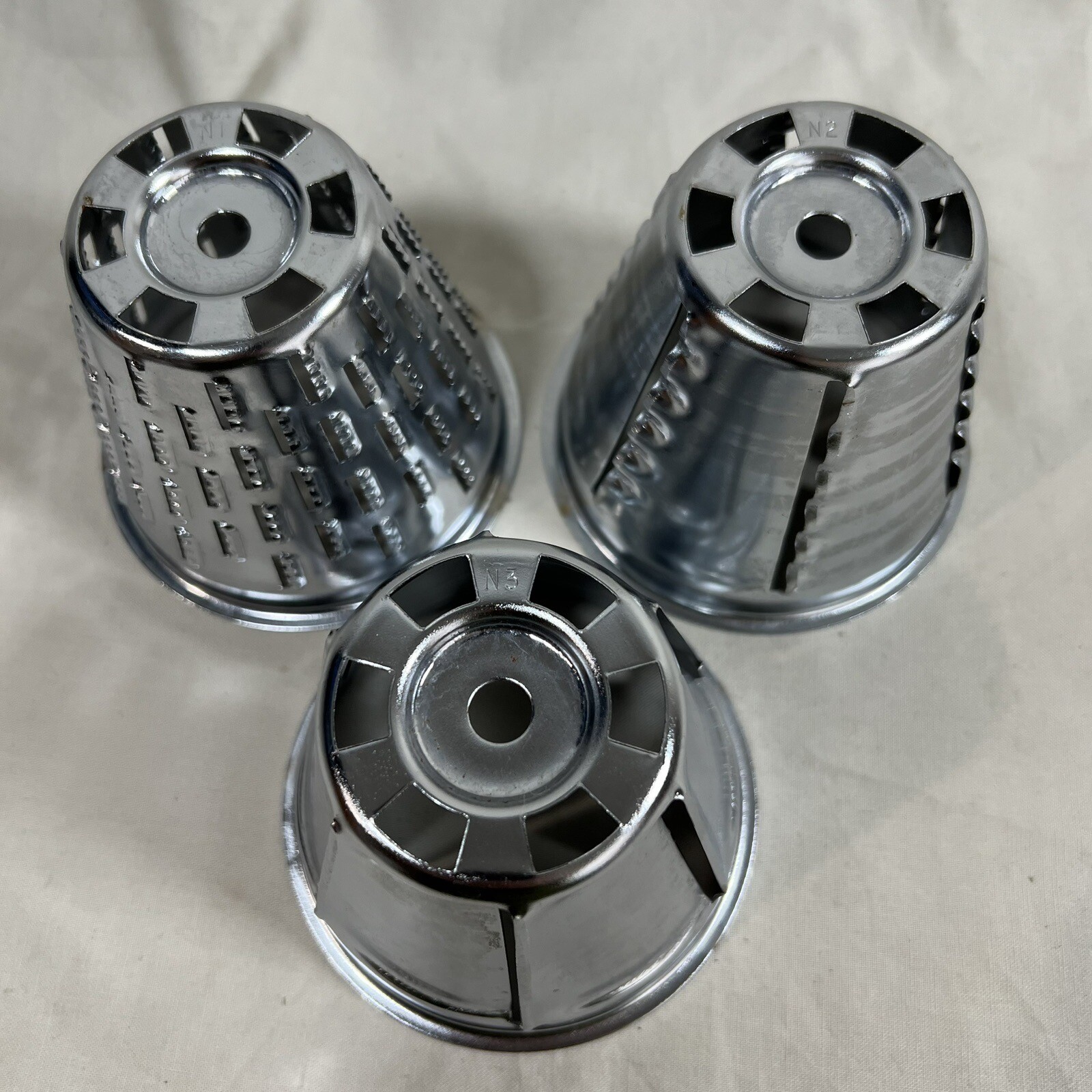 3 SaladMaster Food Processor Replacement Cones Blades