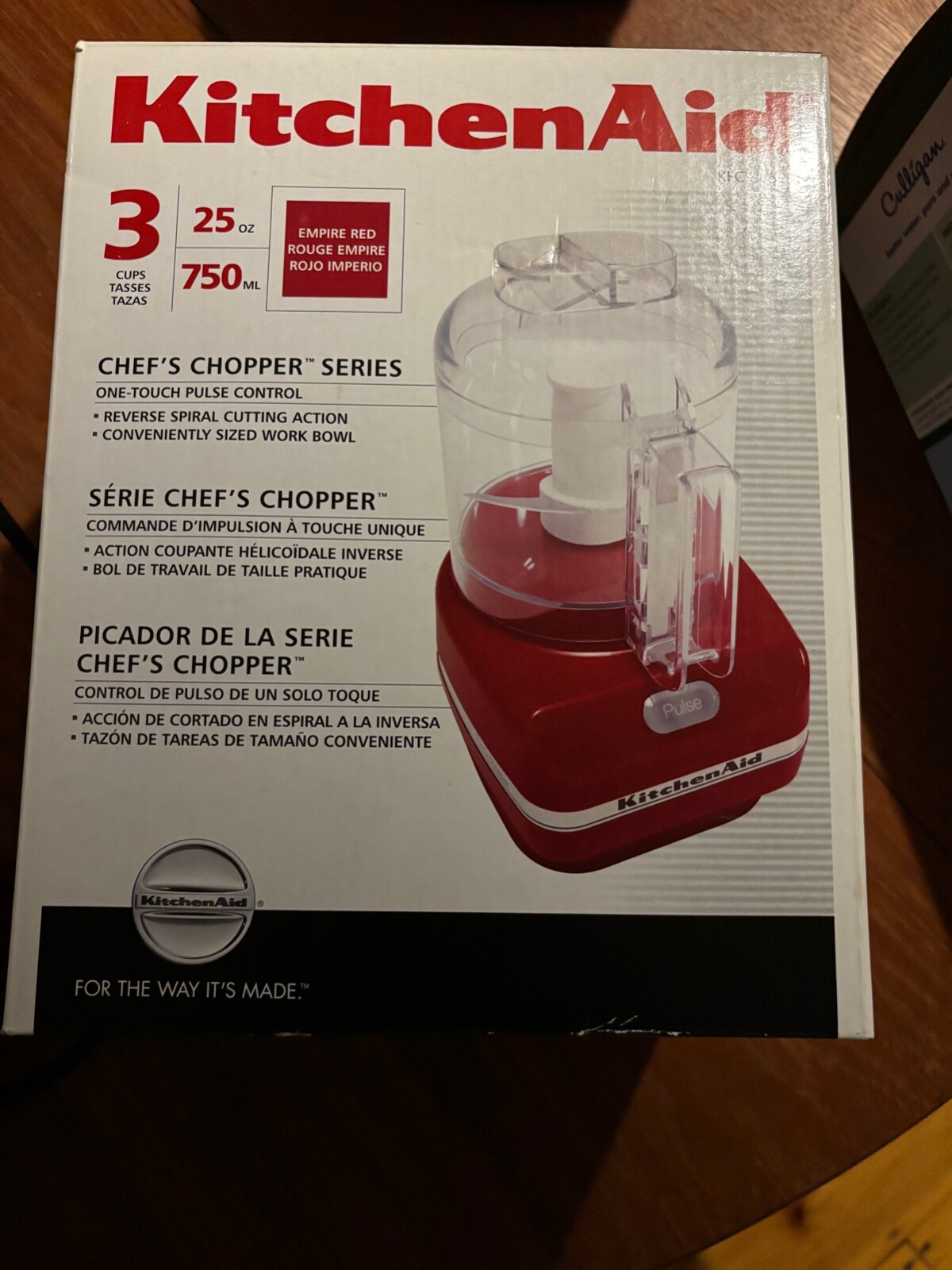 Kitchenaid Chef’s Chopper Replacement Base Motor KFC3100ER2 with Original Box
