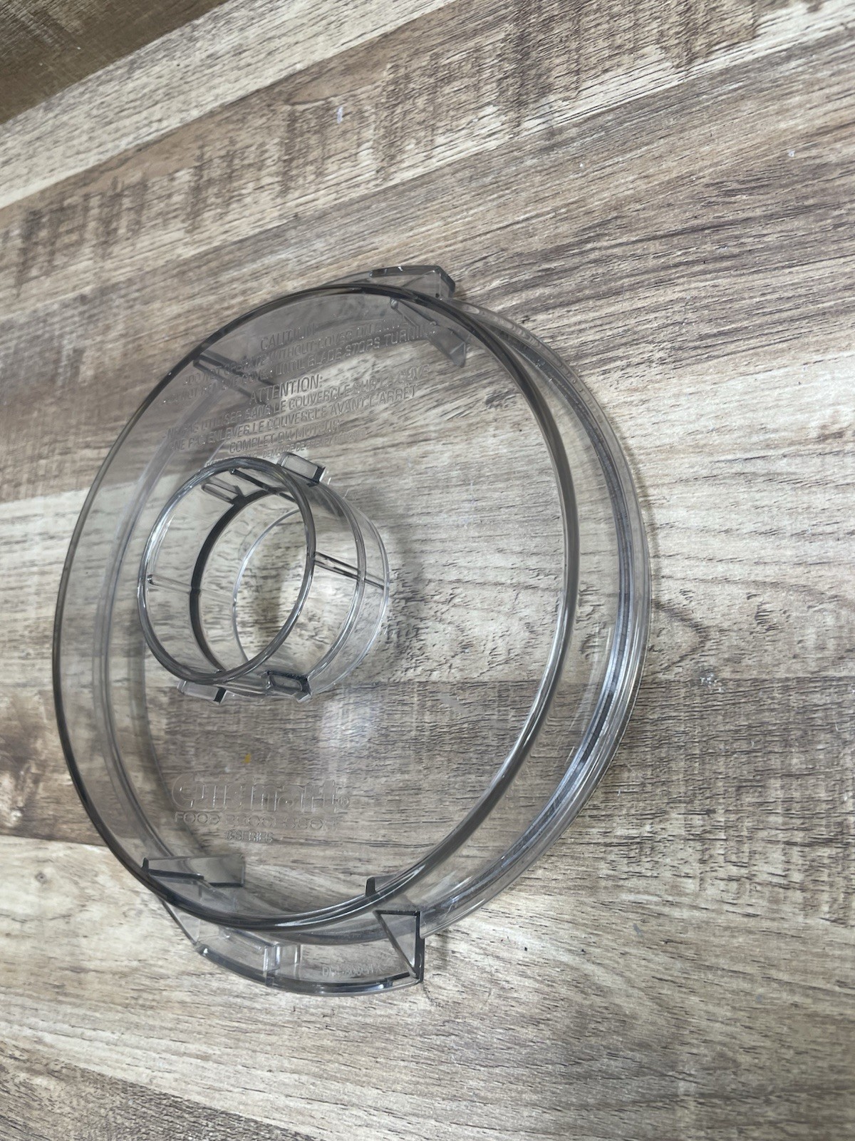 Cuisinart Food Processor 8 Series Replacement Flat Lid DLC-806GTX Lid No Cap OEM