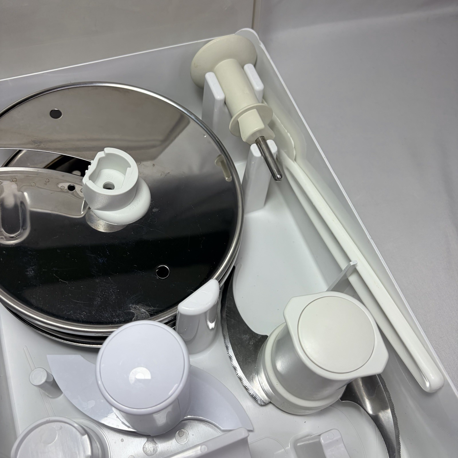 KITCHENAID 12 Cup Black Ultra Food Processor KFPW760QER1 with Accessory Set EUC