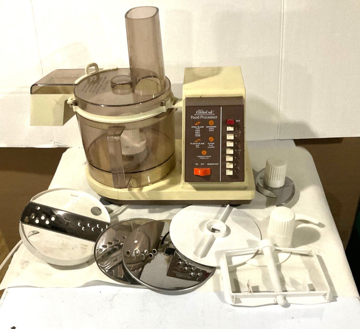 Vintage SEARS Counter Craft Food Processor #400 Tested works!