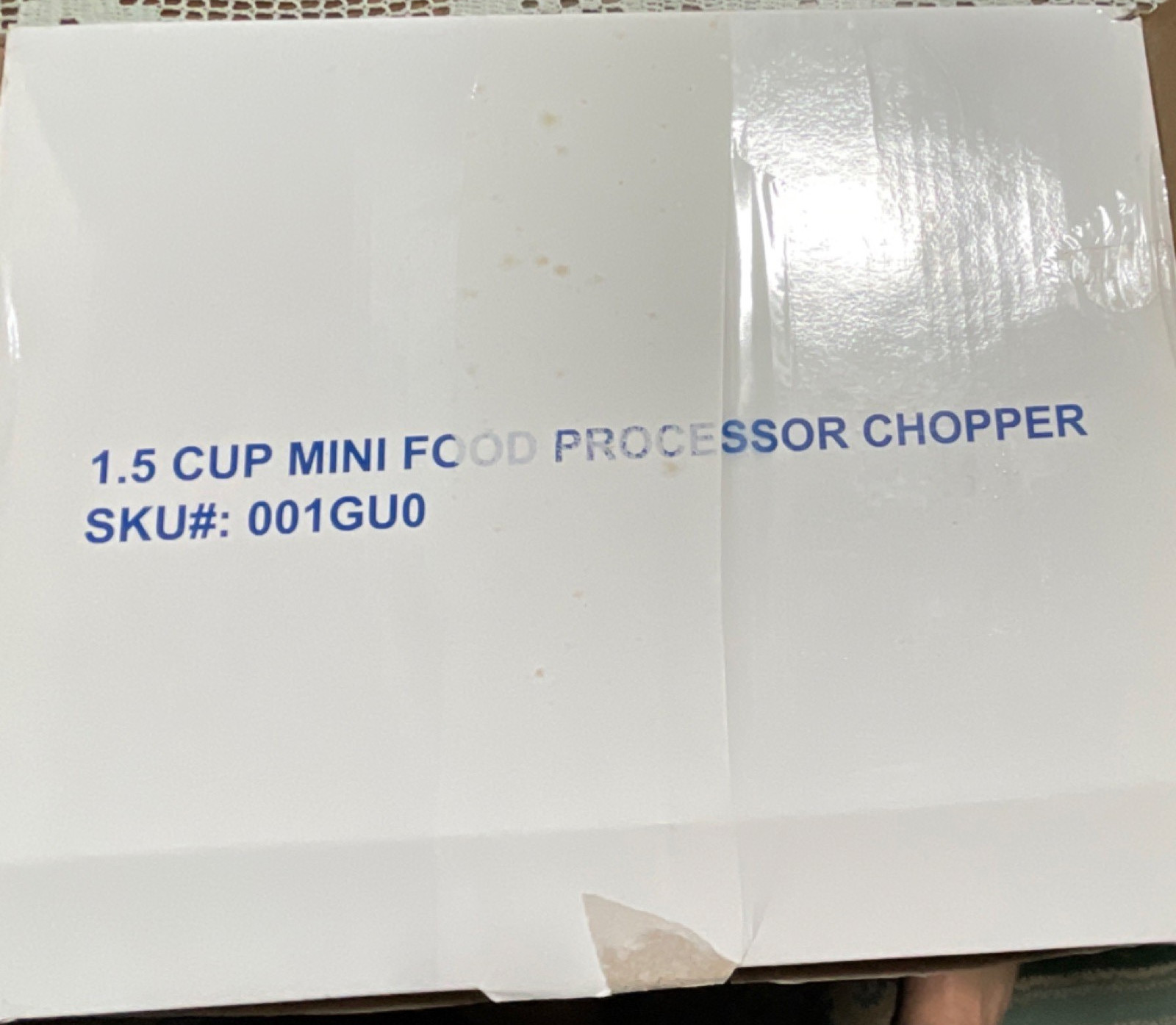 Smart Home 1.5 Cup Mini Food Processor Chopper Red Model 001GU0