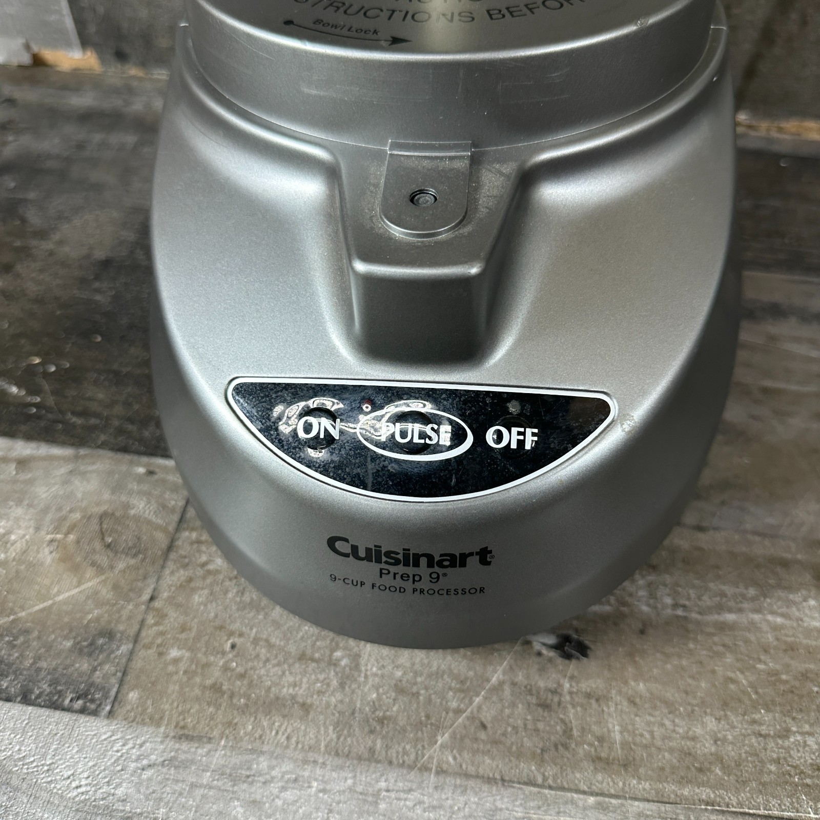Cuisinart Prep 9 Motor Base CFP-9GMPC – Gunmetal – Tested & Working