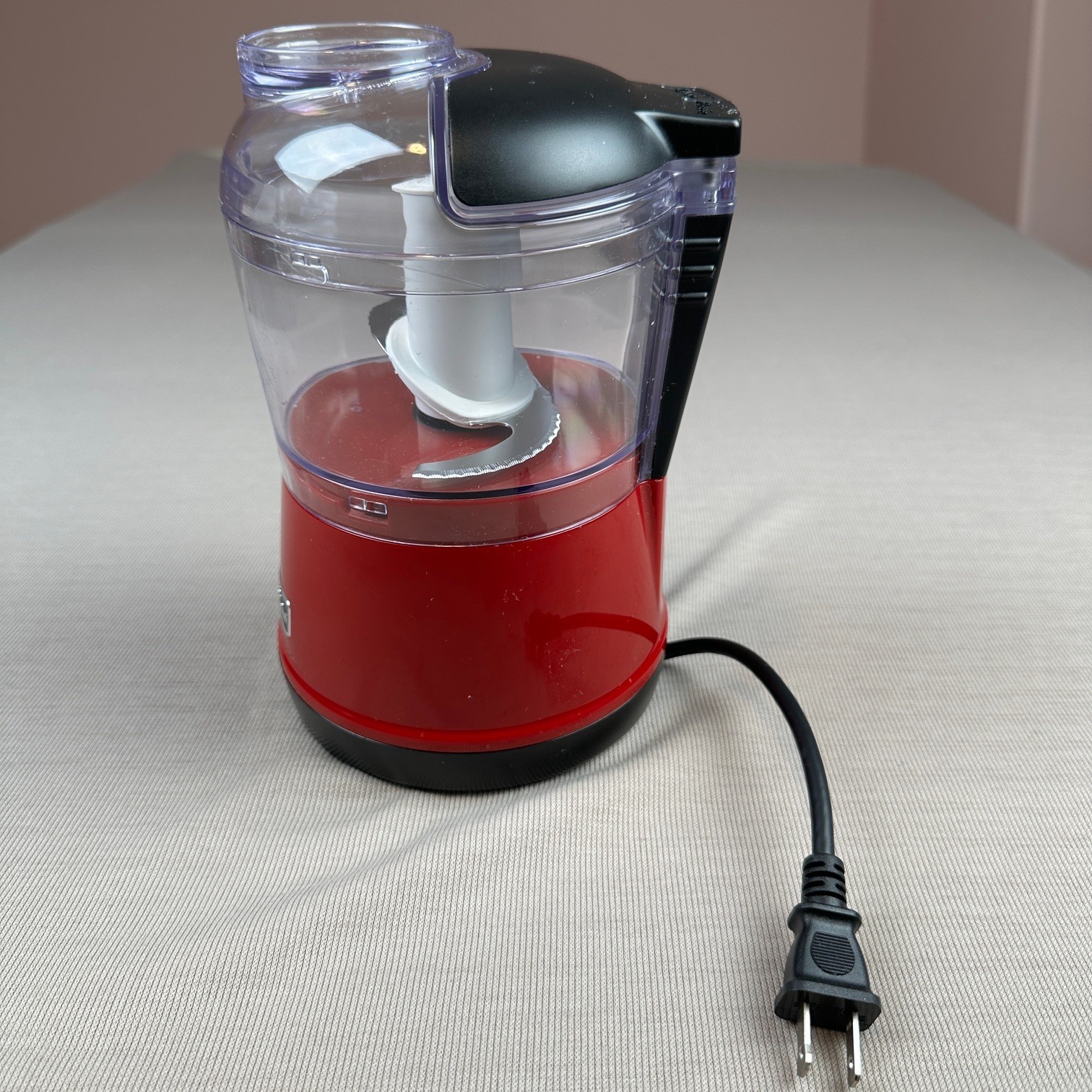 KitchenAid 3.5-Cup Mini Food Chopper 240W Empire Red KFC3511 – Excellent