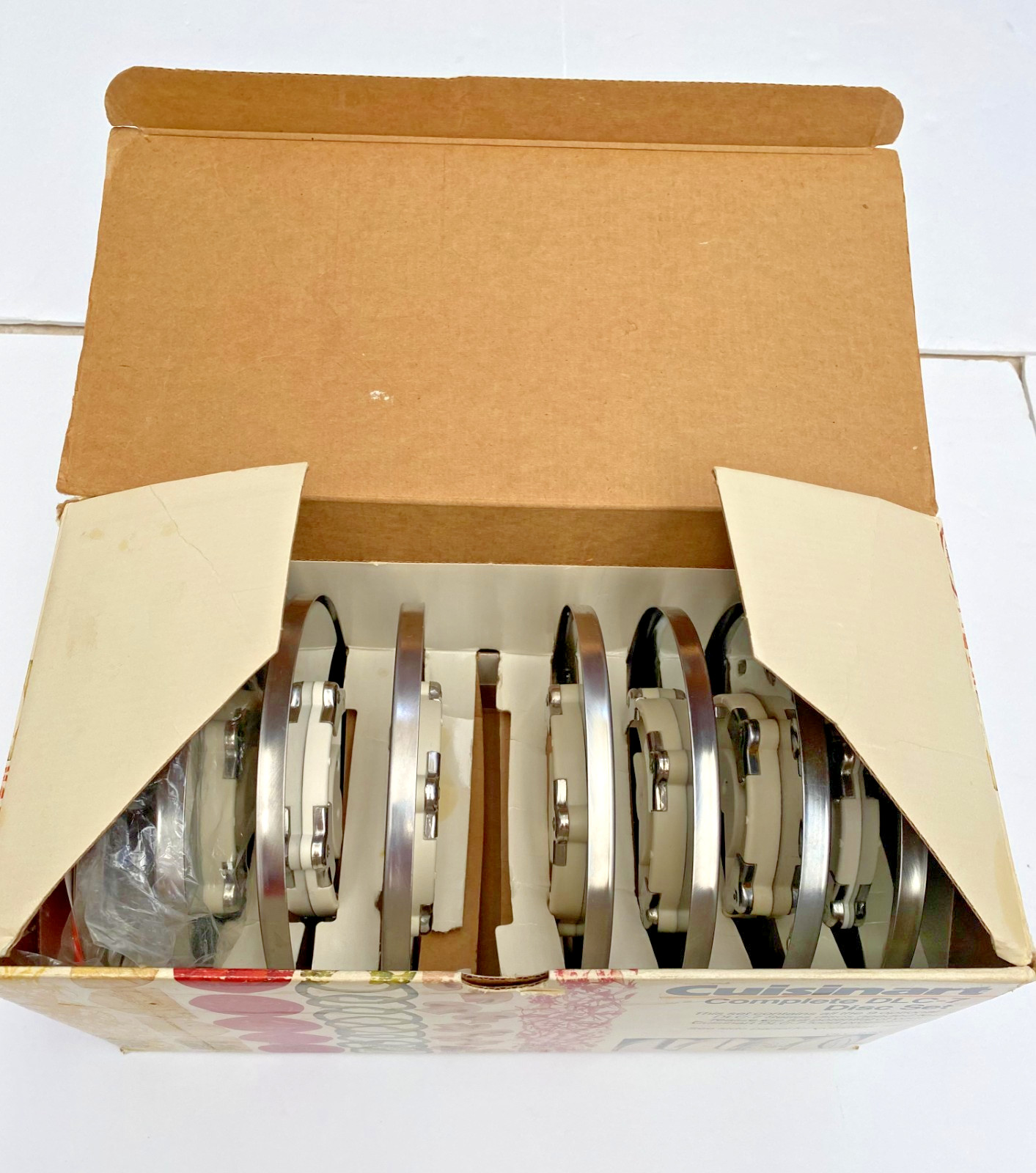 Cuisinart DLC-7 Discs in Original Box DLC-070 8 Discs 2 NWT