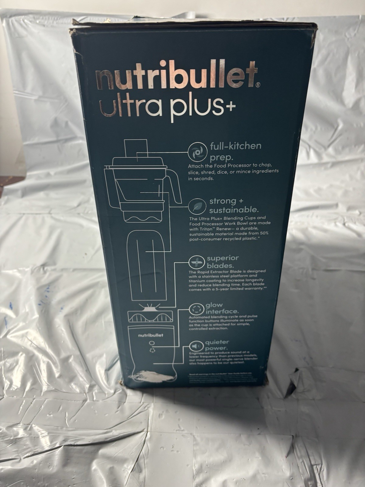 NutriBullet Ultra Plus Food Processor 1200W Motor Base with Processor
