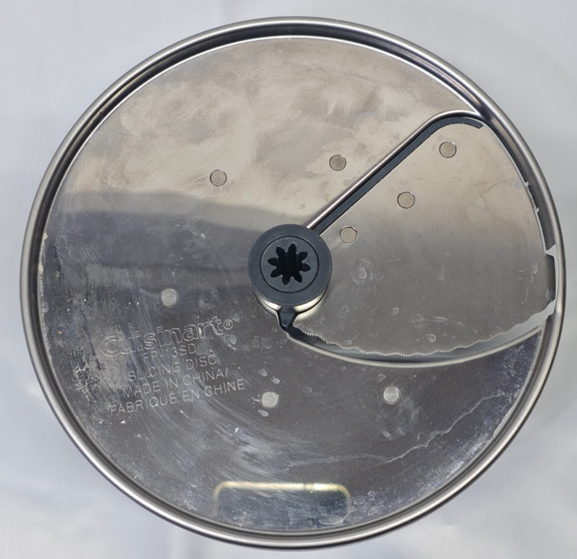 Cuisinart Elemental Replacement Part ~ Slicing Disc ~ FP-13SD
