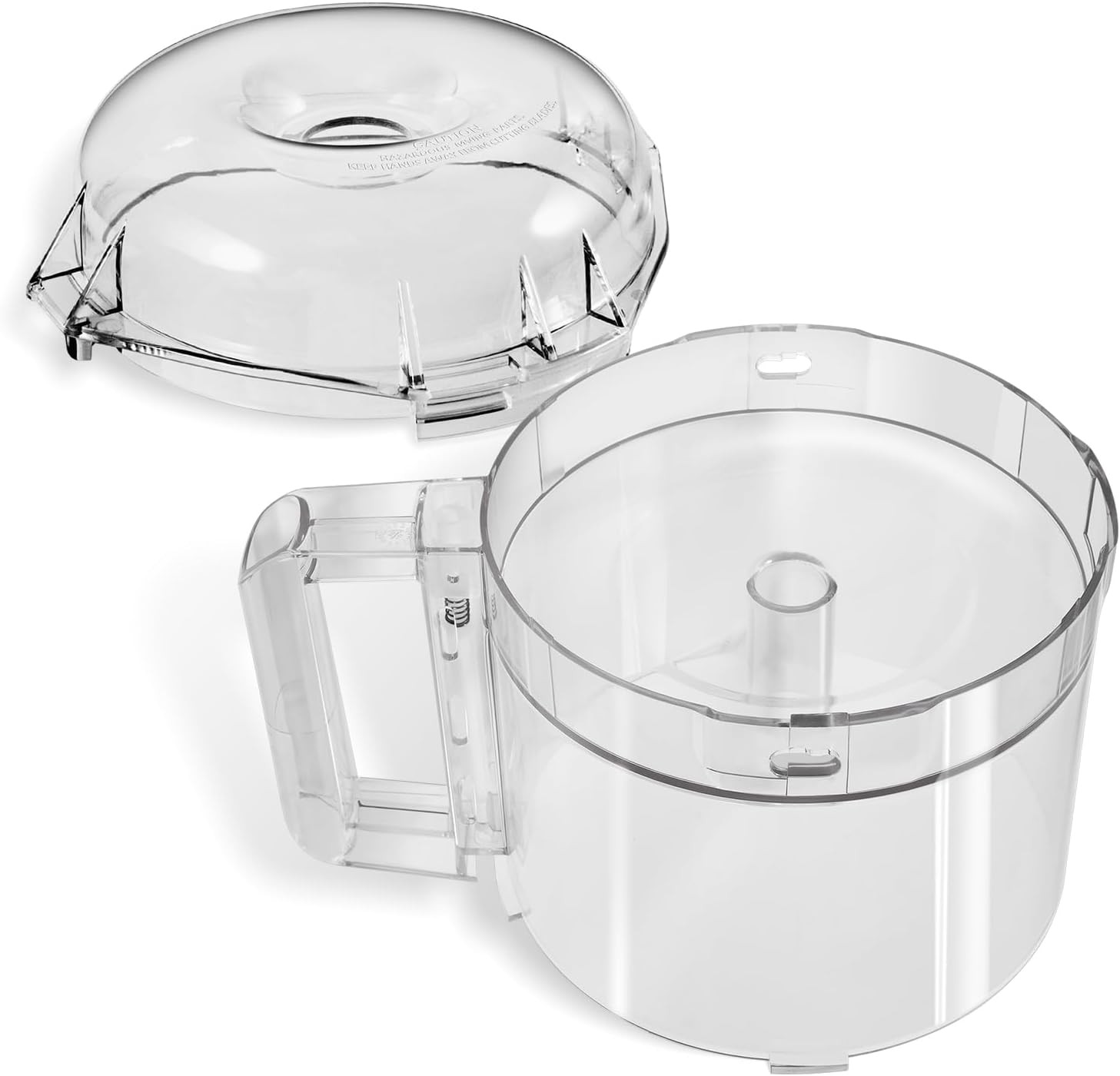 3-Quart Cutter Bowl 112203 & 106458S Bowl Lid for Robot Coupe R2B Food Processor