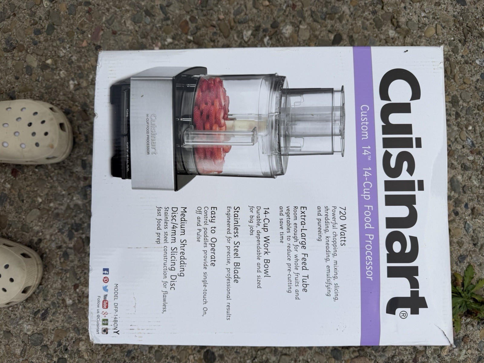 Cuisinart Custom 14 DFP-14BCNY 14-Cup 720W Food Processor Stainless Steel