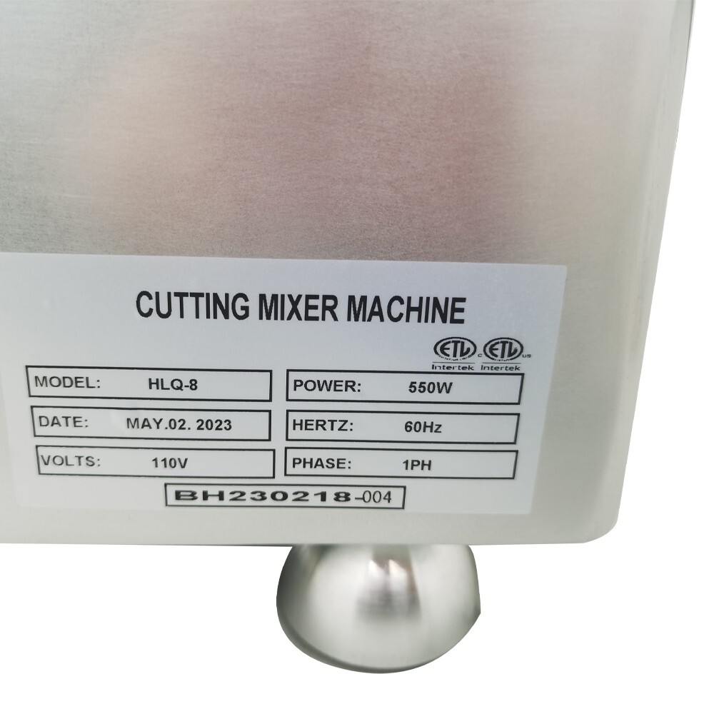 5.5L Chopper Food Processor Cutter Meat Veg Food Shredder Processor Commercial