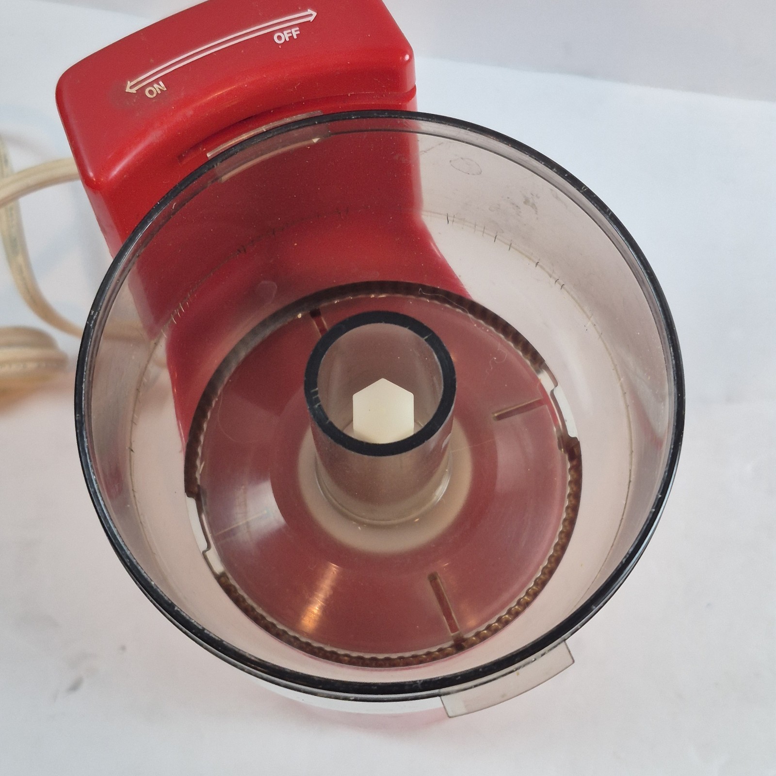 Sunbeam Oskar Jr Chopper Plus Mini Grinder Food Processor Red #14137