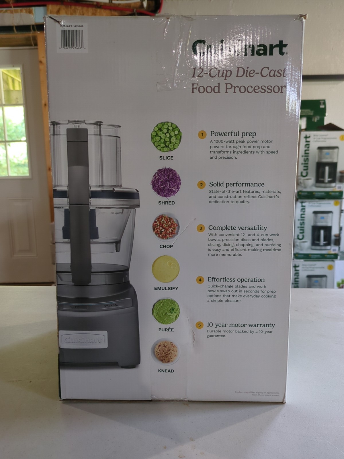 Cuisinart CFP-24DCNGMPC 12-Cup Die-Cast Food Processor Pre-owned Tested