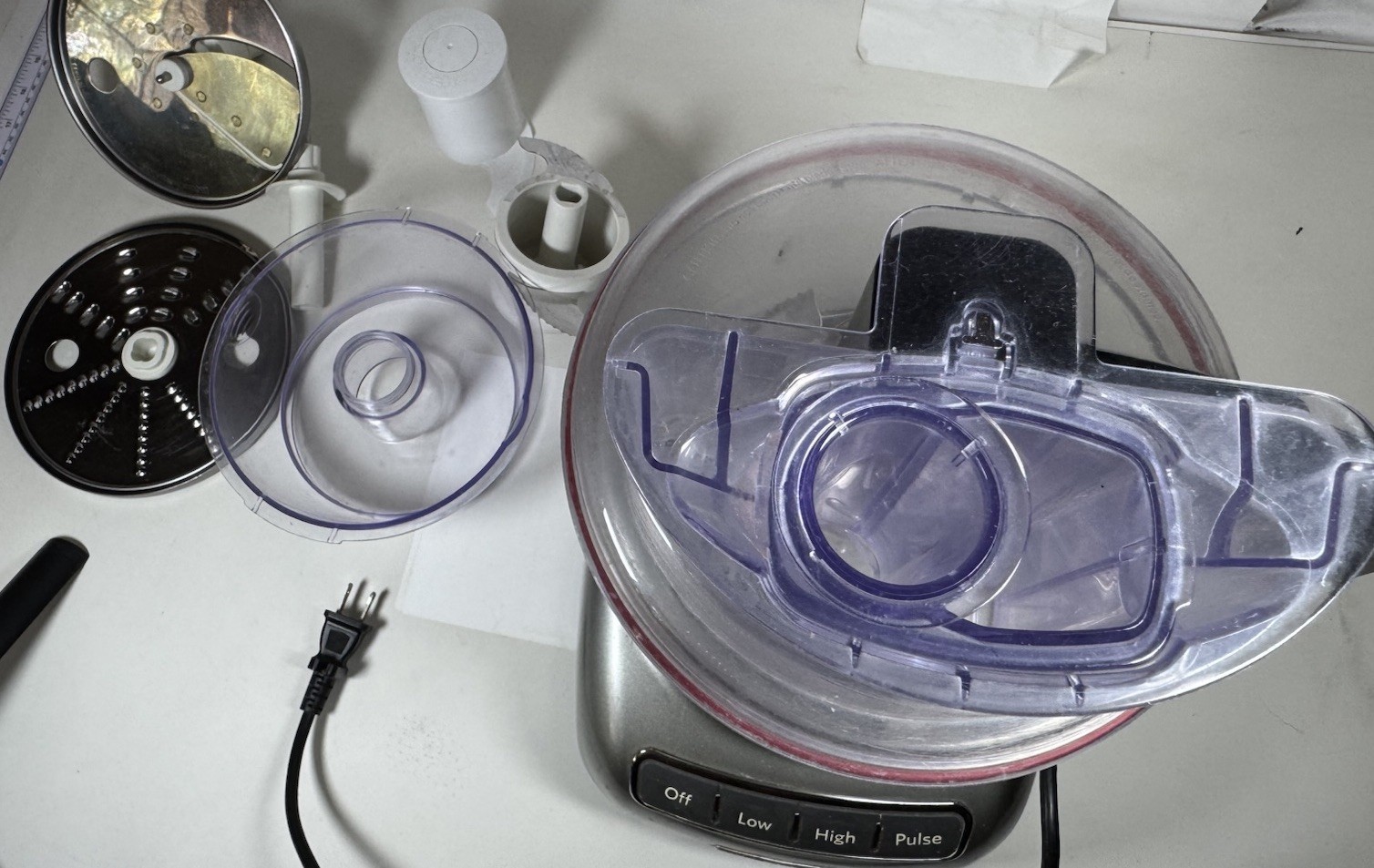 KitchenAid Food Processor ExactSlice 7 Cup Liquid Gray KFPO922CUO Works