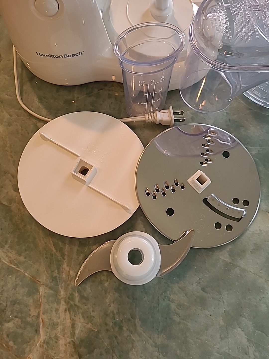 Hamilton Beach 8 Cup Electric Food Processor Chopper White Original Box Tested