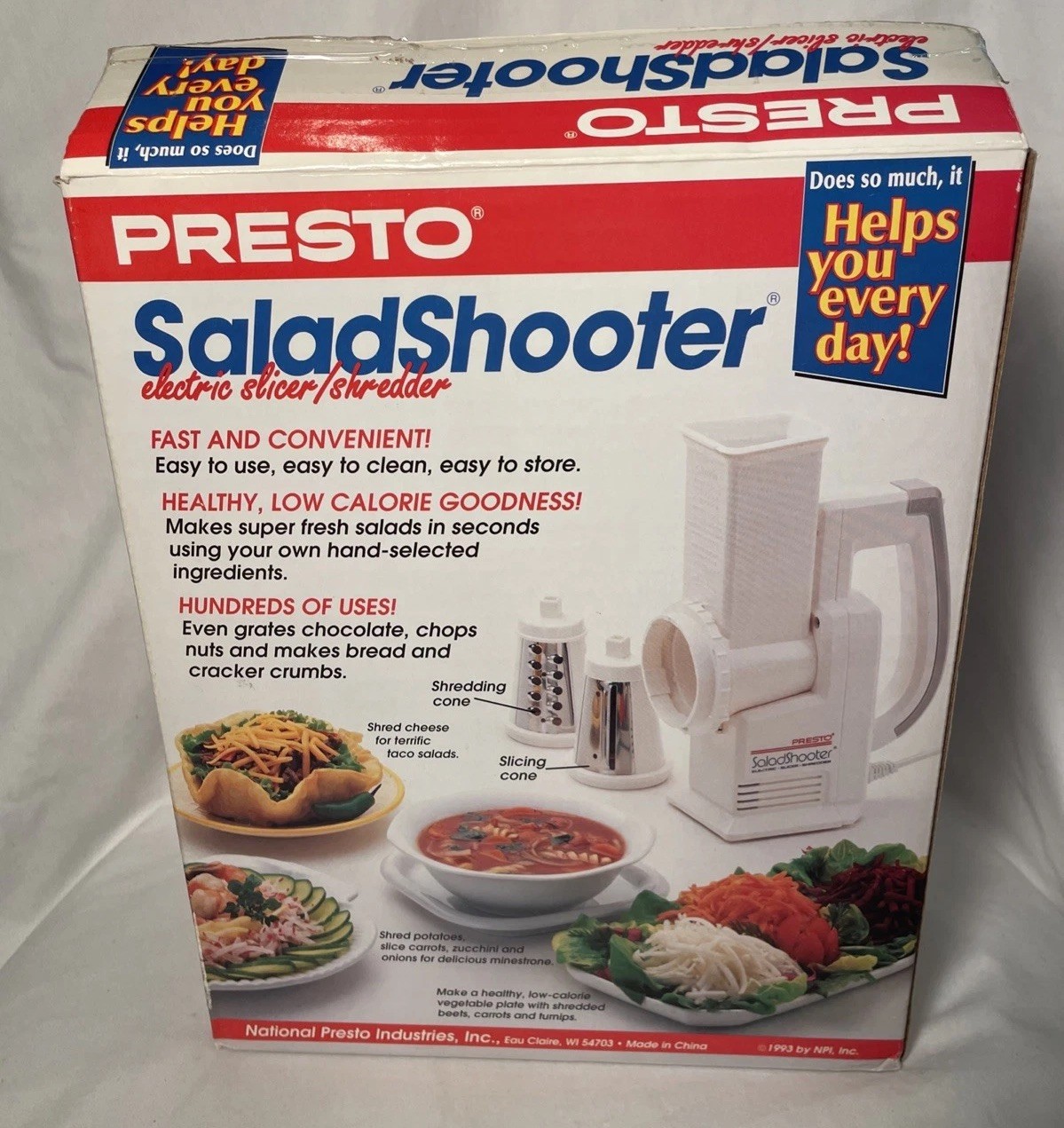 Presto Professoinal SaladShooter Plus Electric Slicer-Shredder