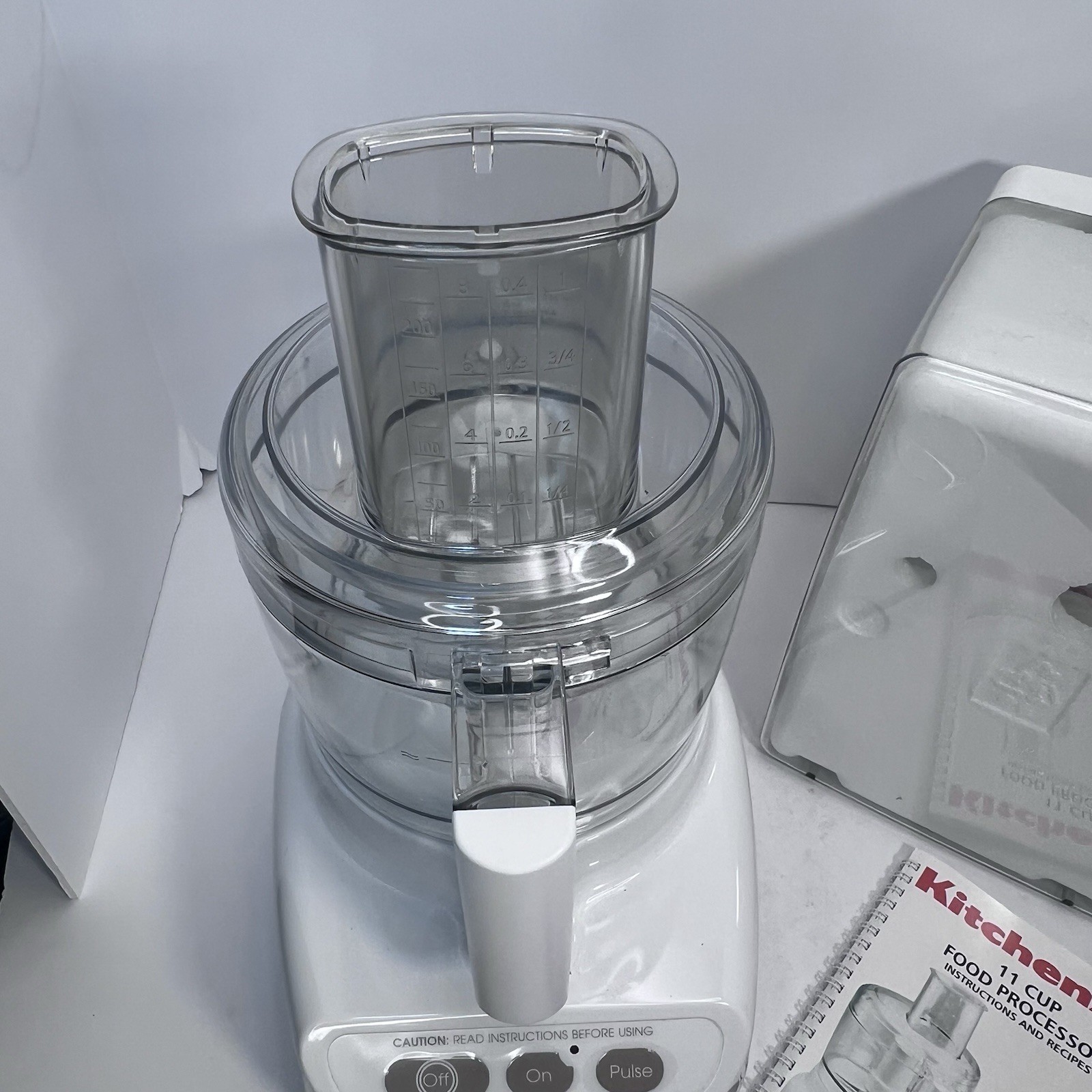 Kitchen Aid Food Processor 11 Cup Model KFP600 WHITE REFURBISHED