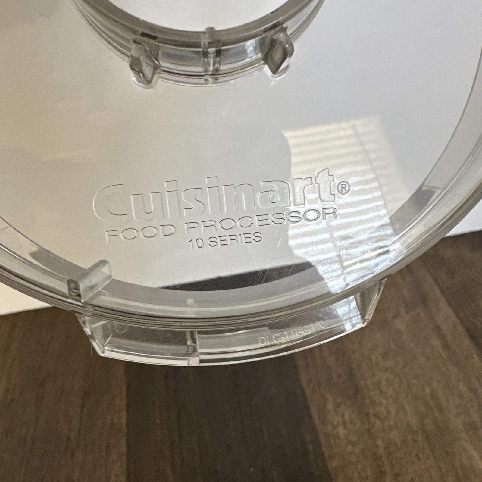 Cuisinart Pro Classic Food Processor DLC-116GTXT Flat Clear Lid & Cover Cap Part