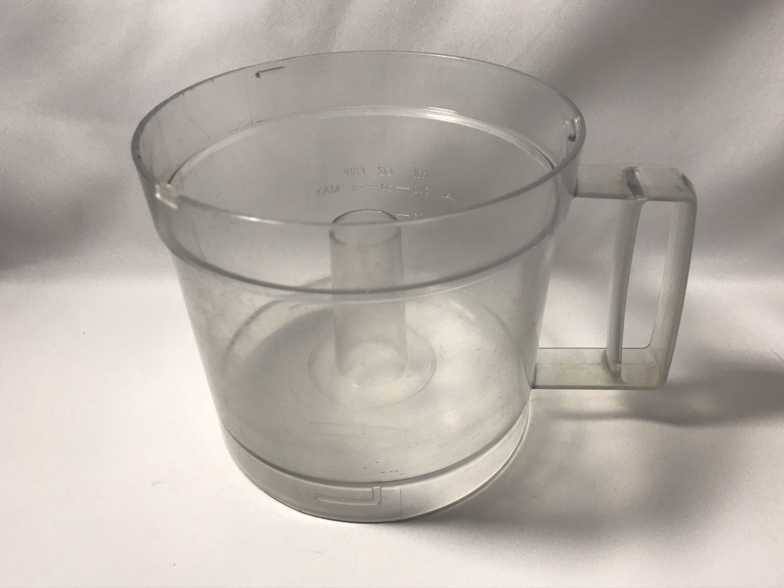 Hamilton Beach Food Processor Replacement Bowl Part Model # 70100 Used 3 Cups