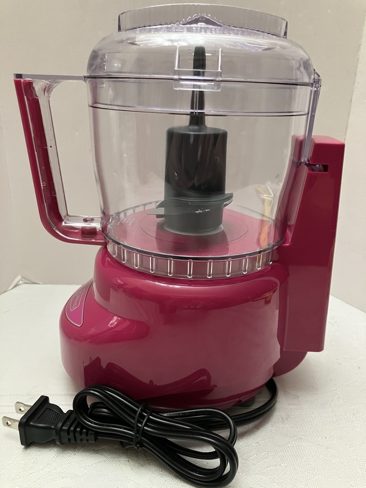 Cuisinart DLC-4A Mini-Prep Plus 3 Cup Food Processor Chopper Hot Pink DLC-2AWBC