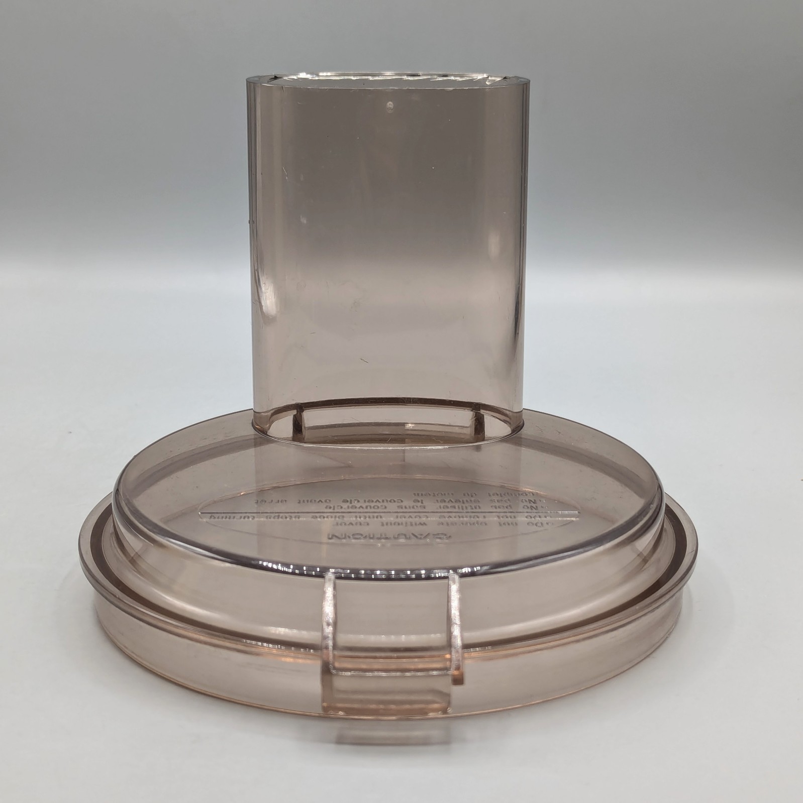 Cuisinart Food Processor CFP-9 Replacement Amber Lid & Pusher