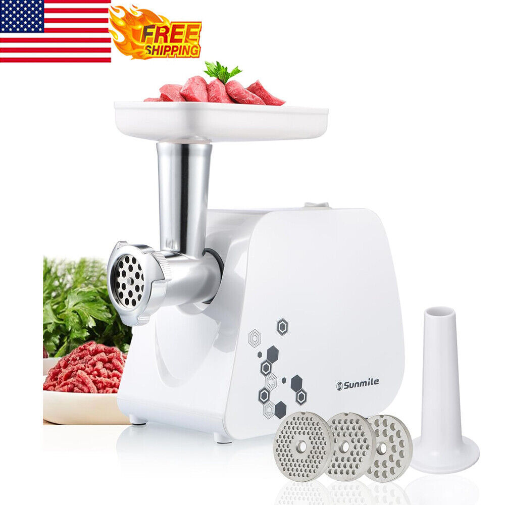 Electric Meat Grinder Sausage Maker 1HP 1000W Max Stainless Steel Cutting Blade