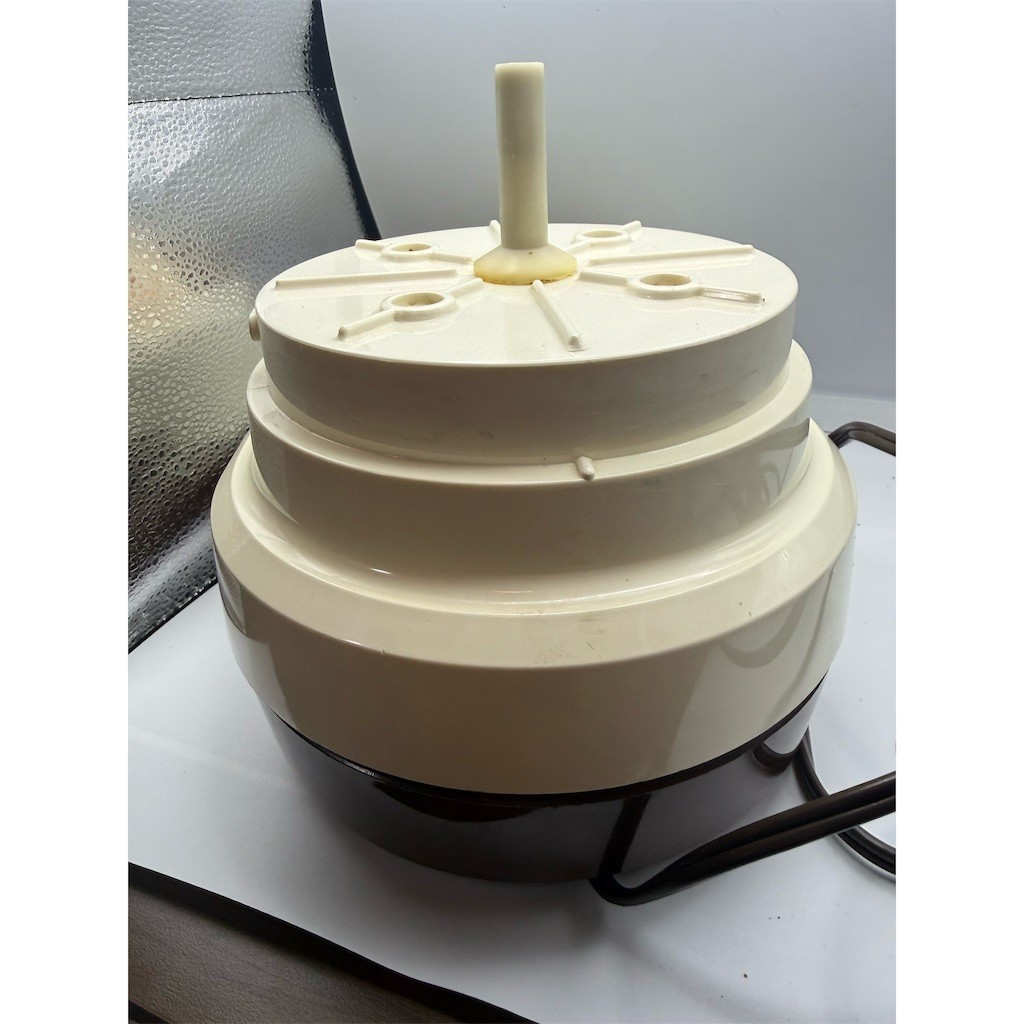 Vintage Sunbeam Le Chef Food Processor Base w/ Bowl Lid Feed Tube Touch