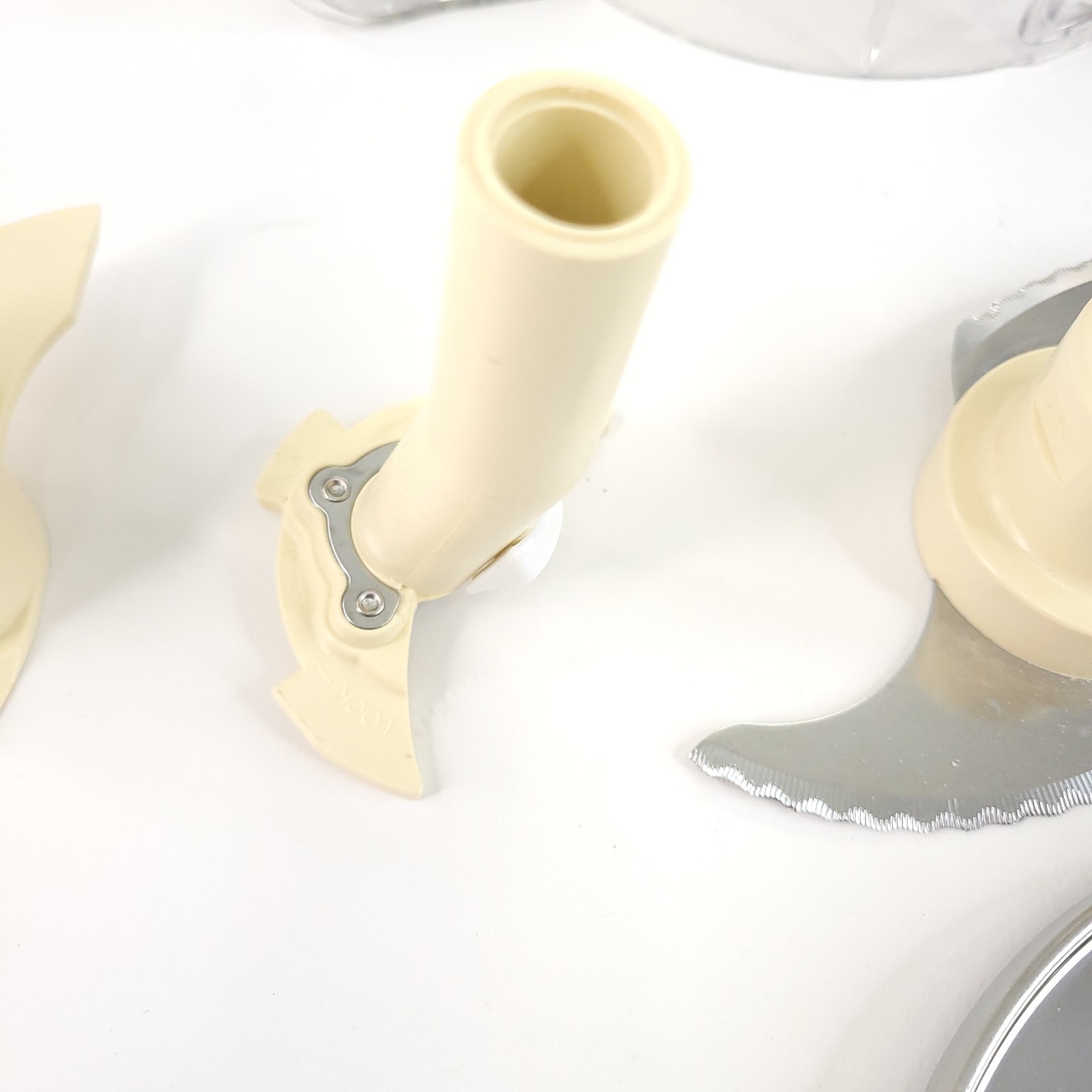 Cuisinart Prep 7 DLC-2007N Food Processor Work Bowl Lid Chute Pusher Blades OEM