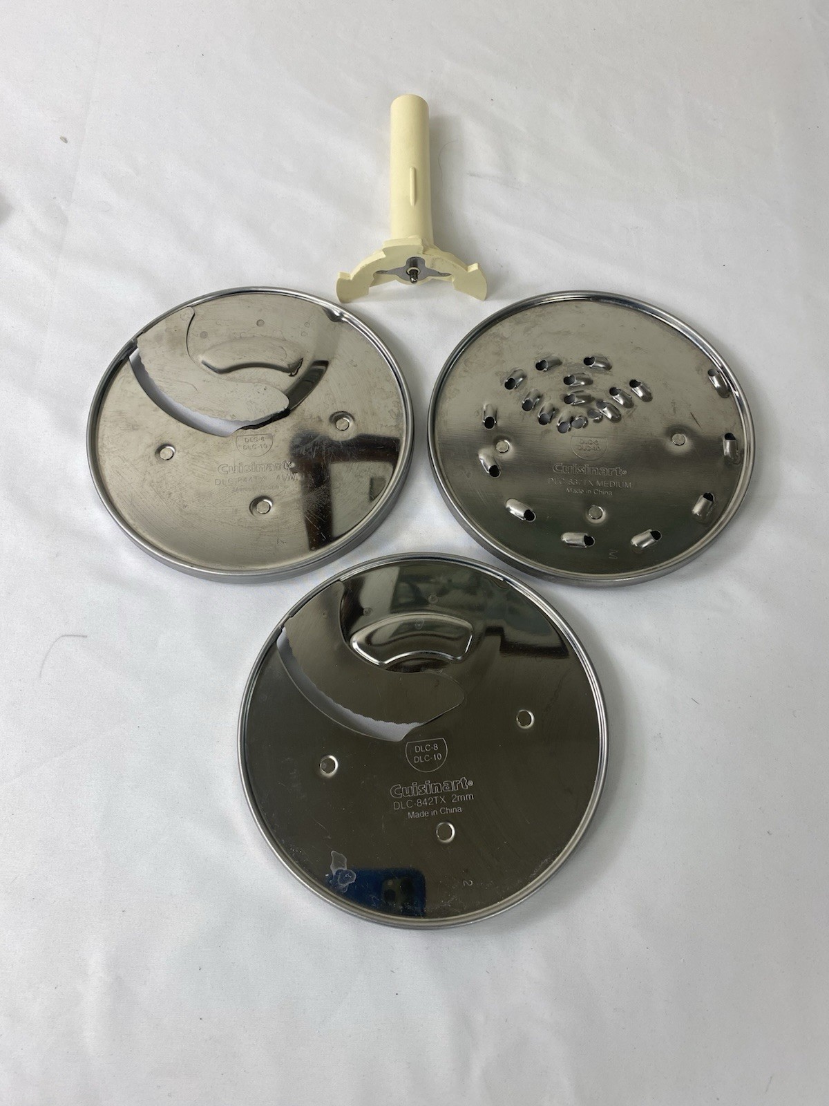 Cuisinart Set Of 3 Blades DLC-844TX 4mm 2mm Cheese DLC 837TX