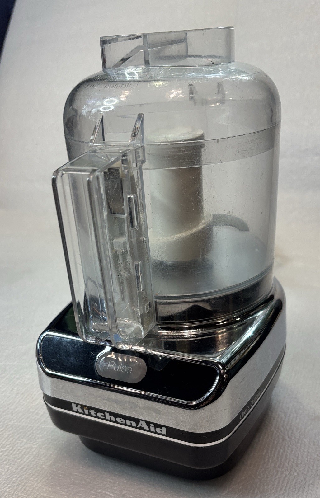KitchenAid Chef’s Chopper KFC3100 CR2 Chrome Finish Food Processor Tested Works!