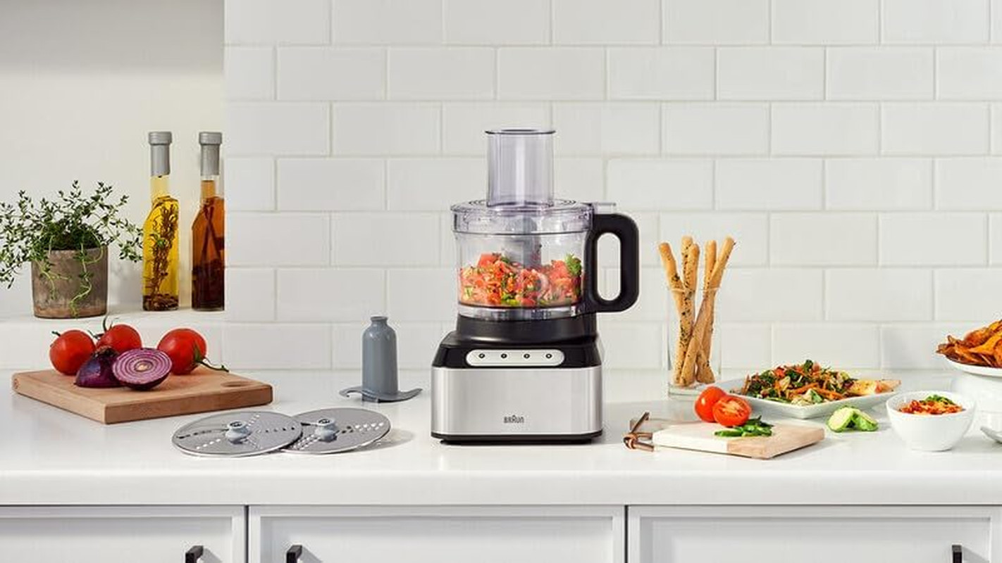 Braun FP3211SI Easy Prep 8C Food Processor,Silver