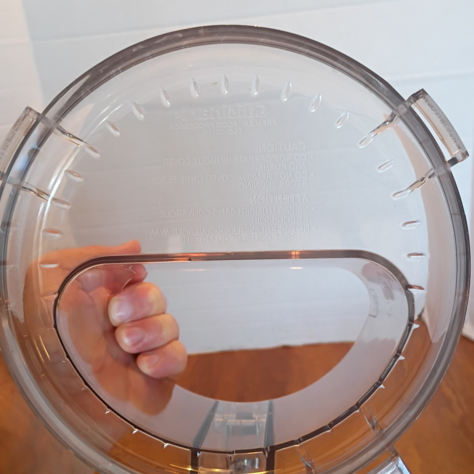 Cuisinart Prep 11 Plus Food Processor Work Bowl Cover Lid ONLY DLC-2011N