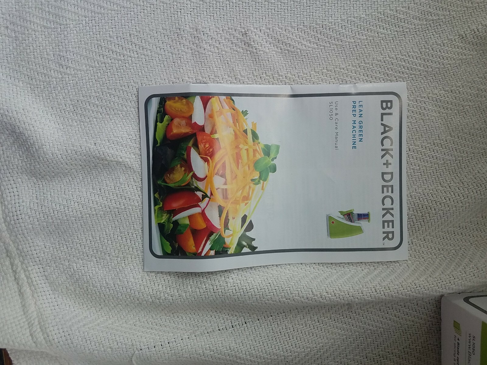 Black And Decker Lean Green Prep Machine new open box