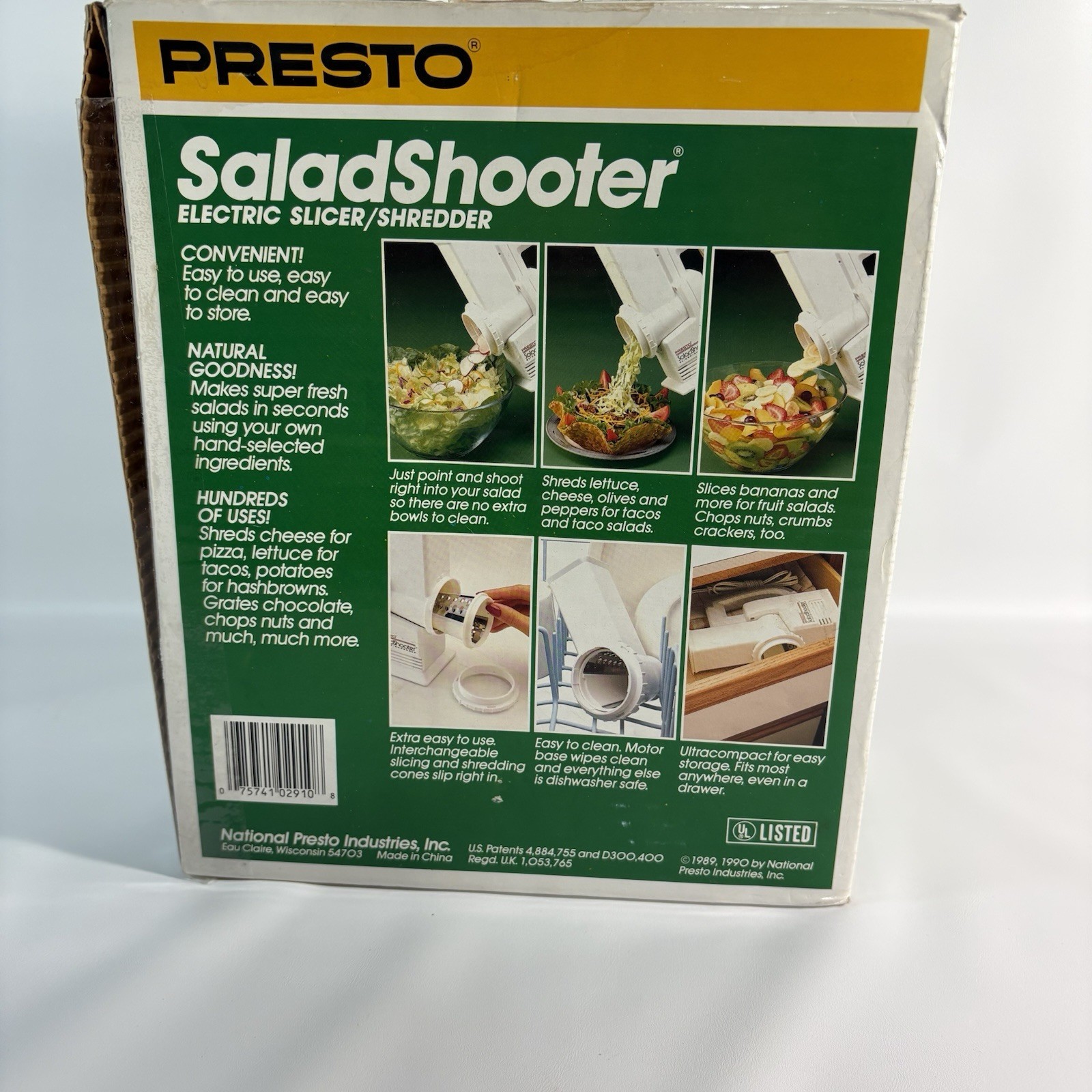 Presto Salad Shooter Electric Slicer 02910