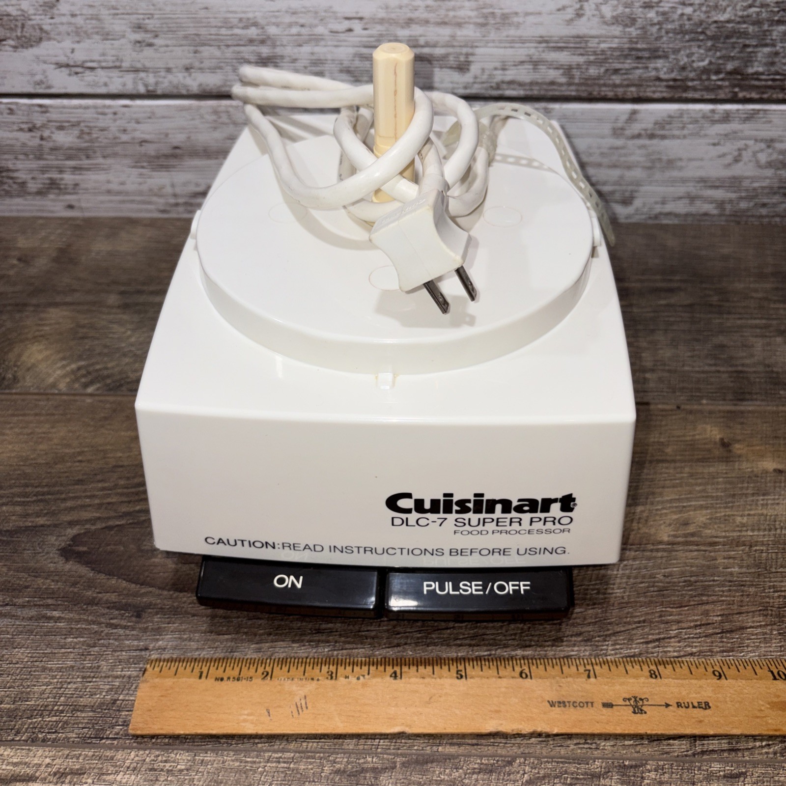 CUISINART DLC-7 Super Pro Food Processor Motor Base Tested & Works!
